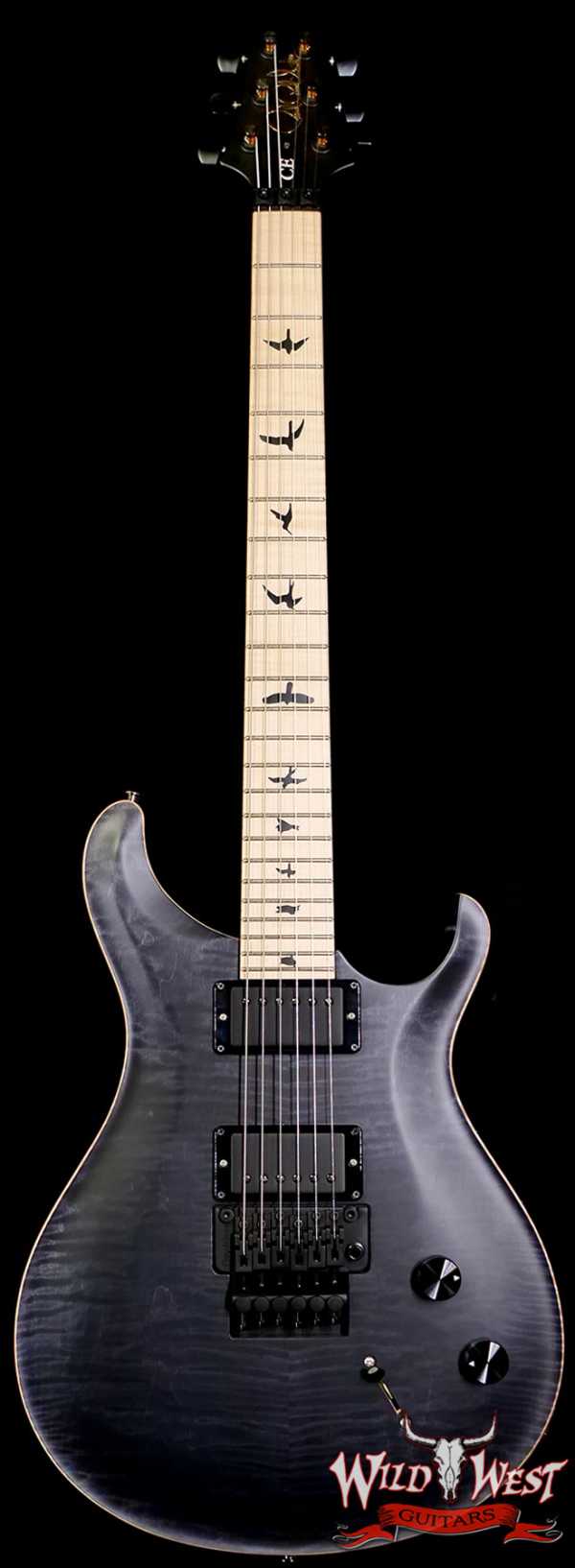 Paul Reed Smith PRS Bolt-On Series Dustie Waring Signature CE 24 Floyd FR Maple Board Gray Black 7.65 LBS