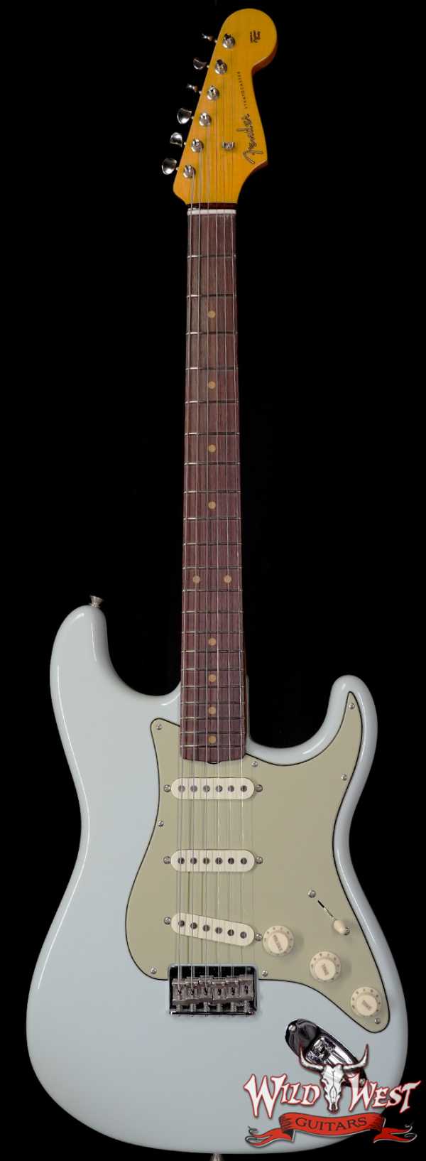Fender Custom Shop Vintage Custom ‘59 1959 Hardtail Stratocaster Time Capsule Package Faded Aged Sonic Blue 7.55 LBS