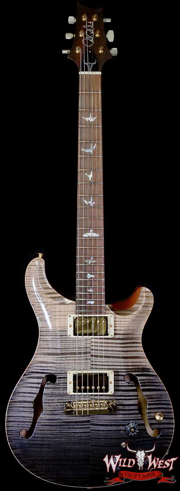 PRS Wild West Guitars 25th Anniversary Limited Run Wood Library Artist Package Hollowbody II Piezo Frostbite Fade (Private Stock Color) 5.65 LBS (US Only / No International Shipping)