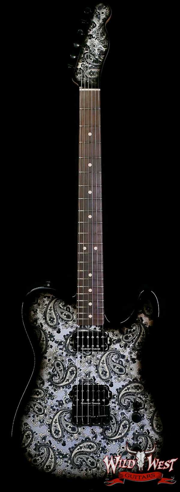 Fender Custom Shop Kyle McMillin Masterbuilt Telecaster HH Brazilian Rosewood Fingerboard NOS Black Paisley 7.30 LBS (US Only / No International Shipping)