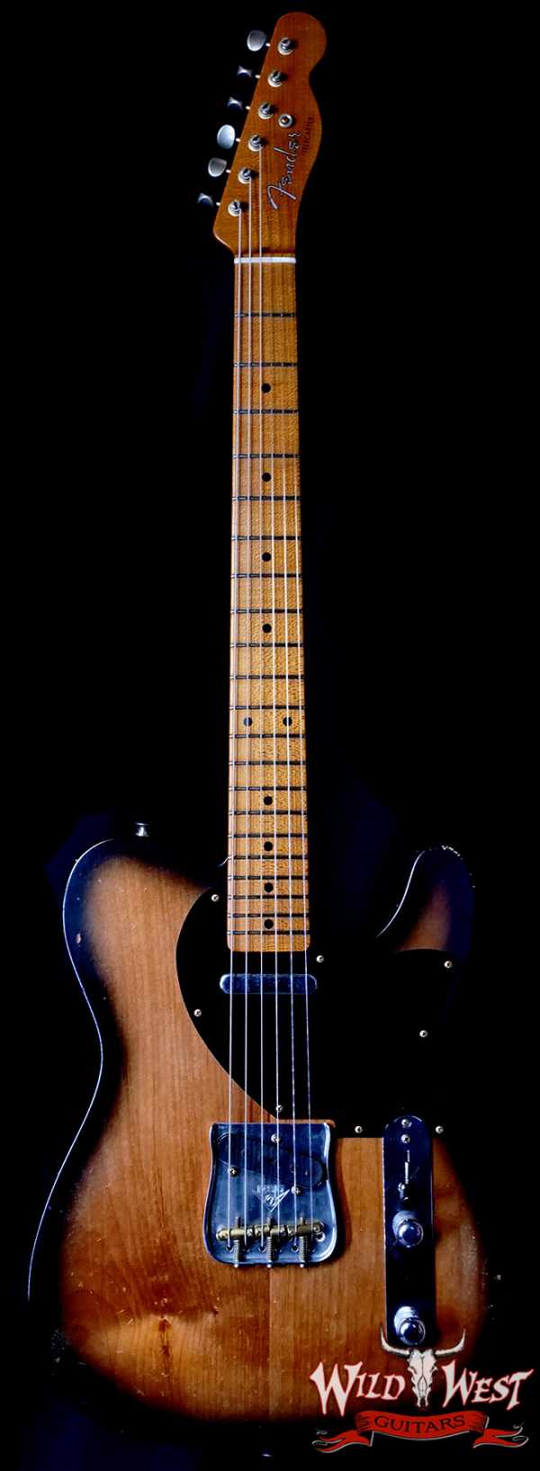 Fender Custom Shop Kyle McMillin Masterbuilt Roasted 50’s Telecaster Josefina Hand-Wound Pickups Natural Black Burst 7.30 lbs