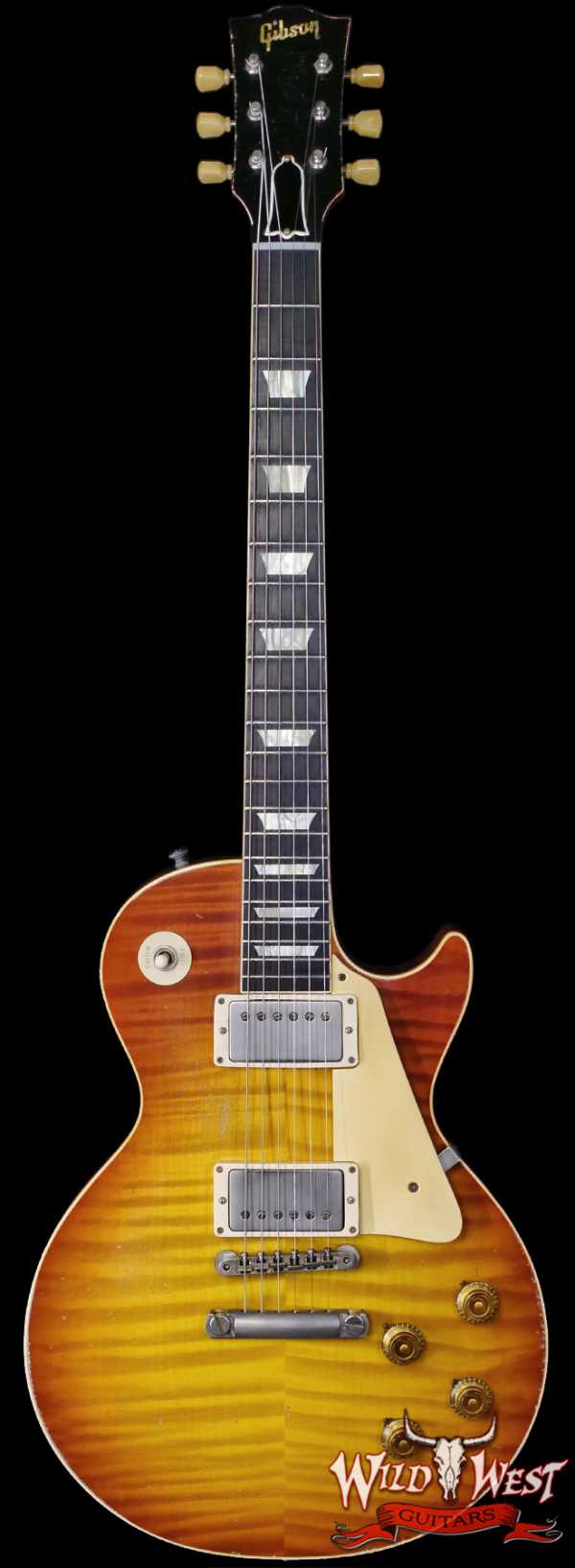 Gibson Custom Shop Limited Edition 1959 Les Paul Standard Reissue Brazilian Rosewood Murphy Lab Heavy Aged Tom’s Tea Burst 8.35 lbs