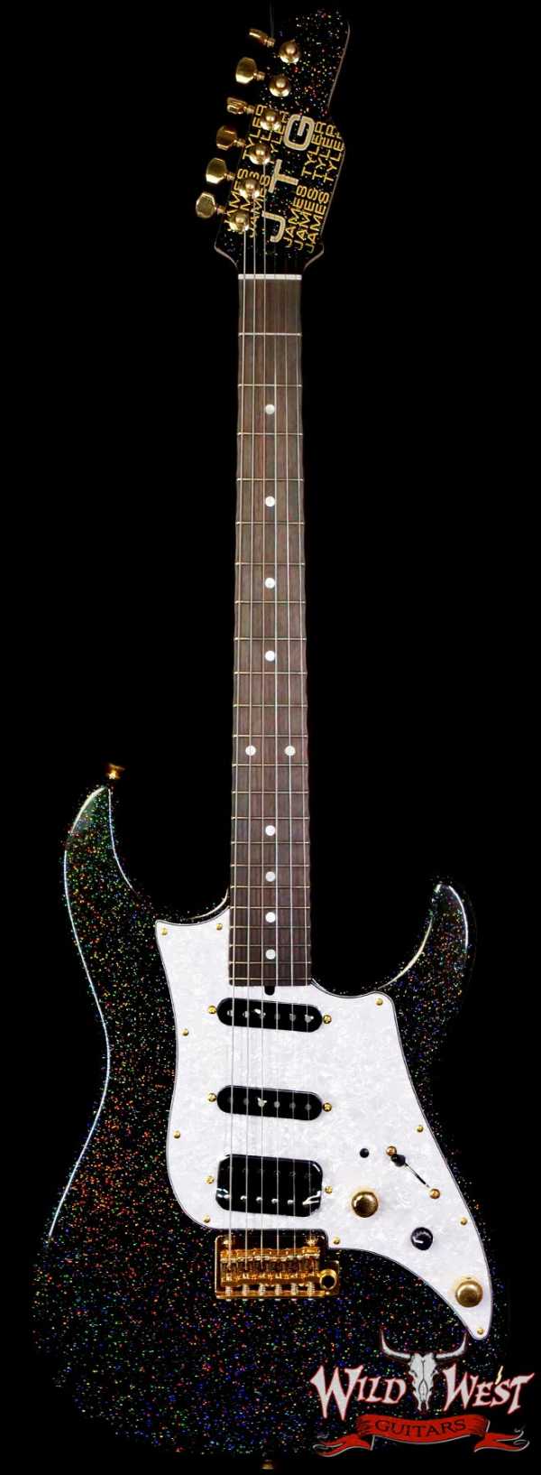 James Tyler JTG MK1 HSS Alder Body Maple Neck with Rosewood Fingerboard Midboost Preamp Black Metallic 8.25 lbs