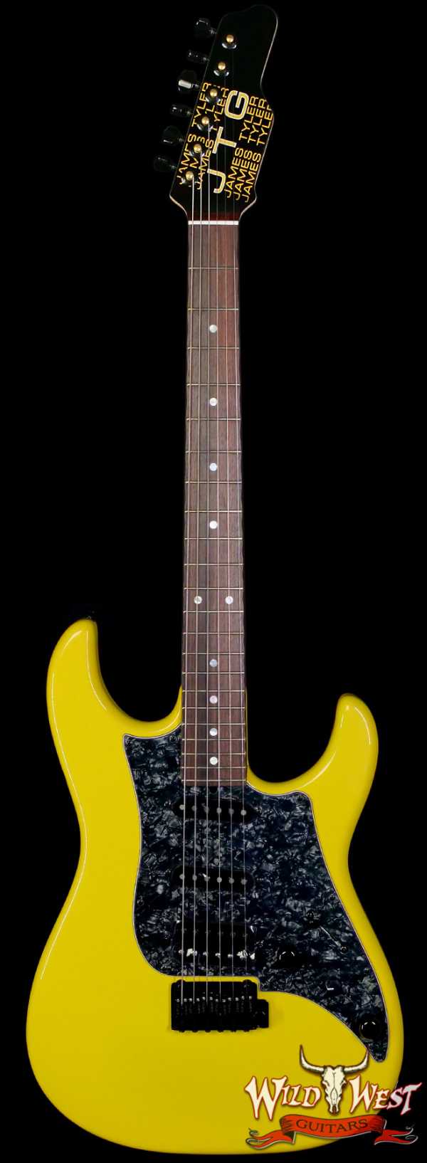 James Tyler JTG MK1 HSS Alder Body Maple Neck with Rosewood Fingerboard Midboost Preamp Fly Yellow 8.00 lbs