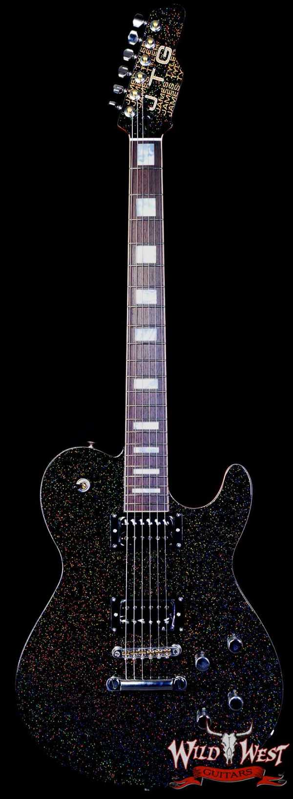 James Tyler JTG M1 (Mongoose) HH Set-Neck Maple Top Okoume Body & Neck Rosewood Fingerboard Black Metallic 7.55 lbs