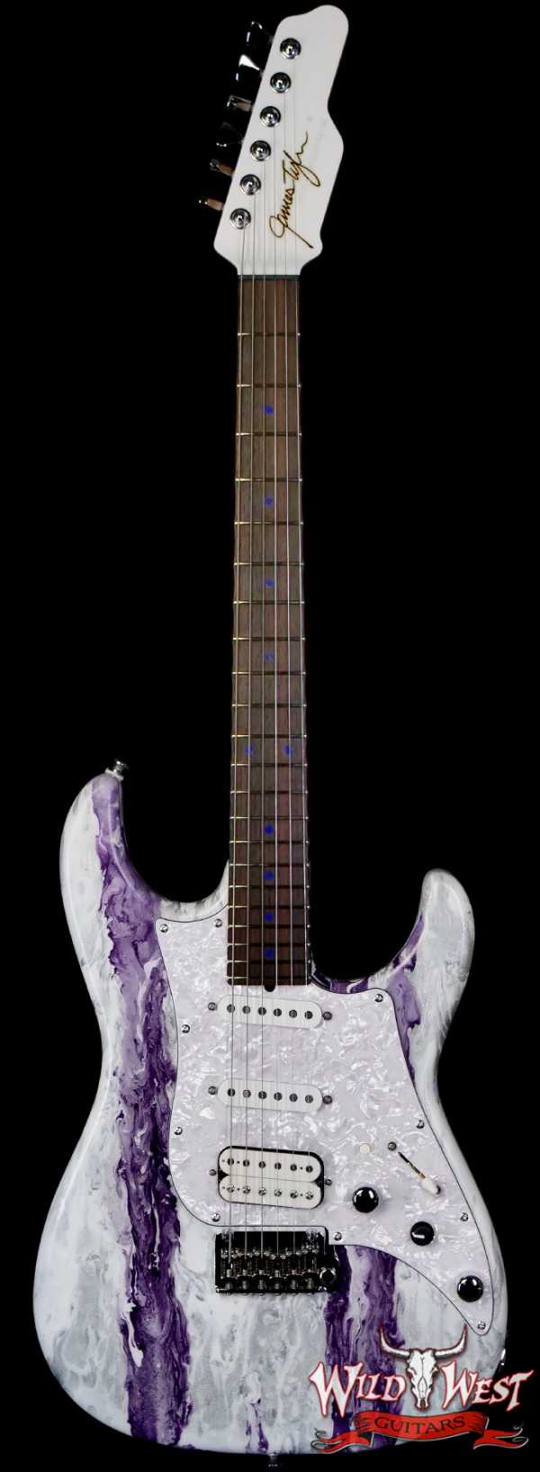 James Tyler USA Studio Elite HD HSS Rosewood Fingerboard Standard ‘64 Neck Amethyst Shmear 7.65 lbs