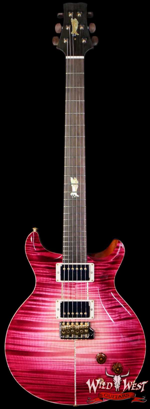 Paul Reed Smith PRS Private Stock # 11309 Santana Retro Flame Maple Top Brazilian Rosewood Fingerboard Raspberry Glow 8.00 lbs