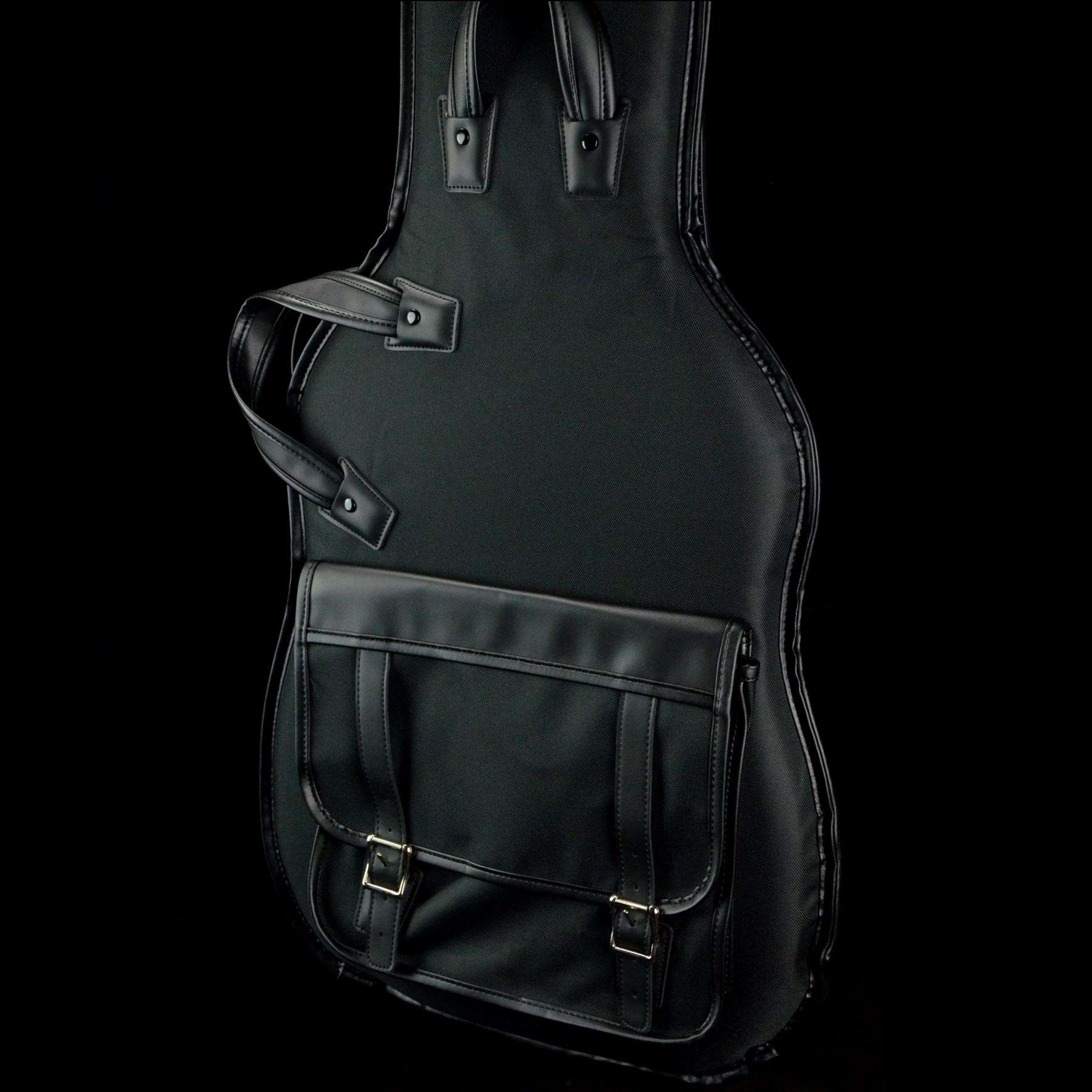 Levy's Leather Denier Polyester Gig Bag CM18L Black - Wild West Guitars