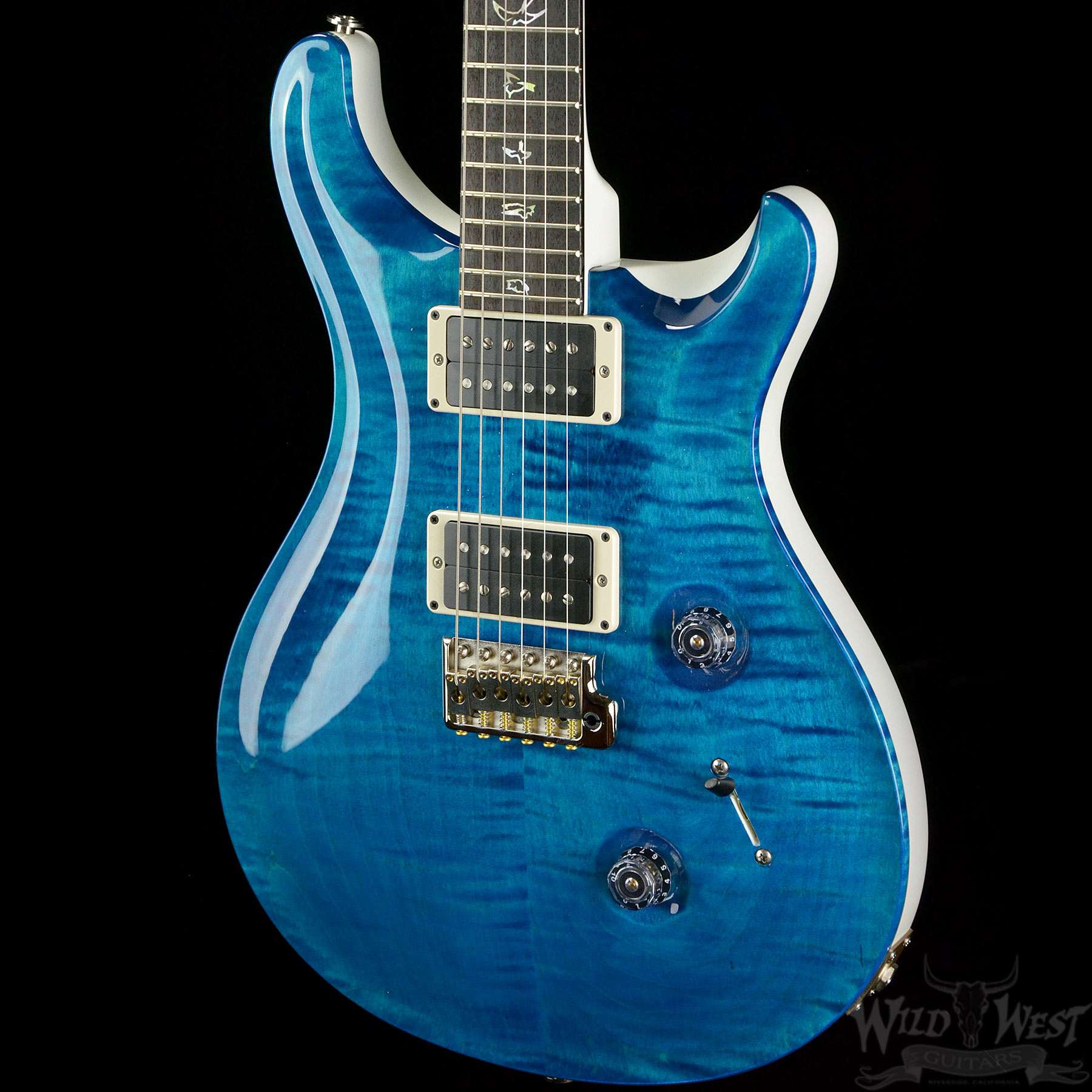 PRS Paul Reed Smith Custom 24 Matteo Blue with White Back - Wild 