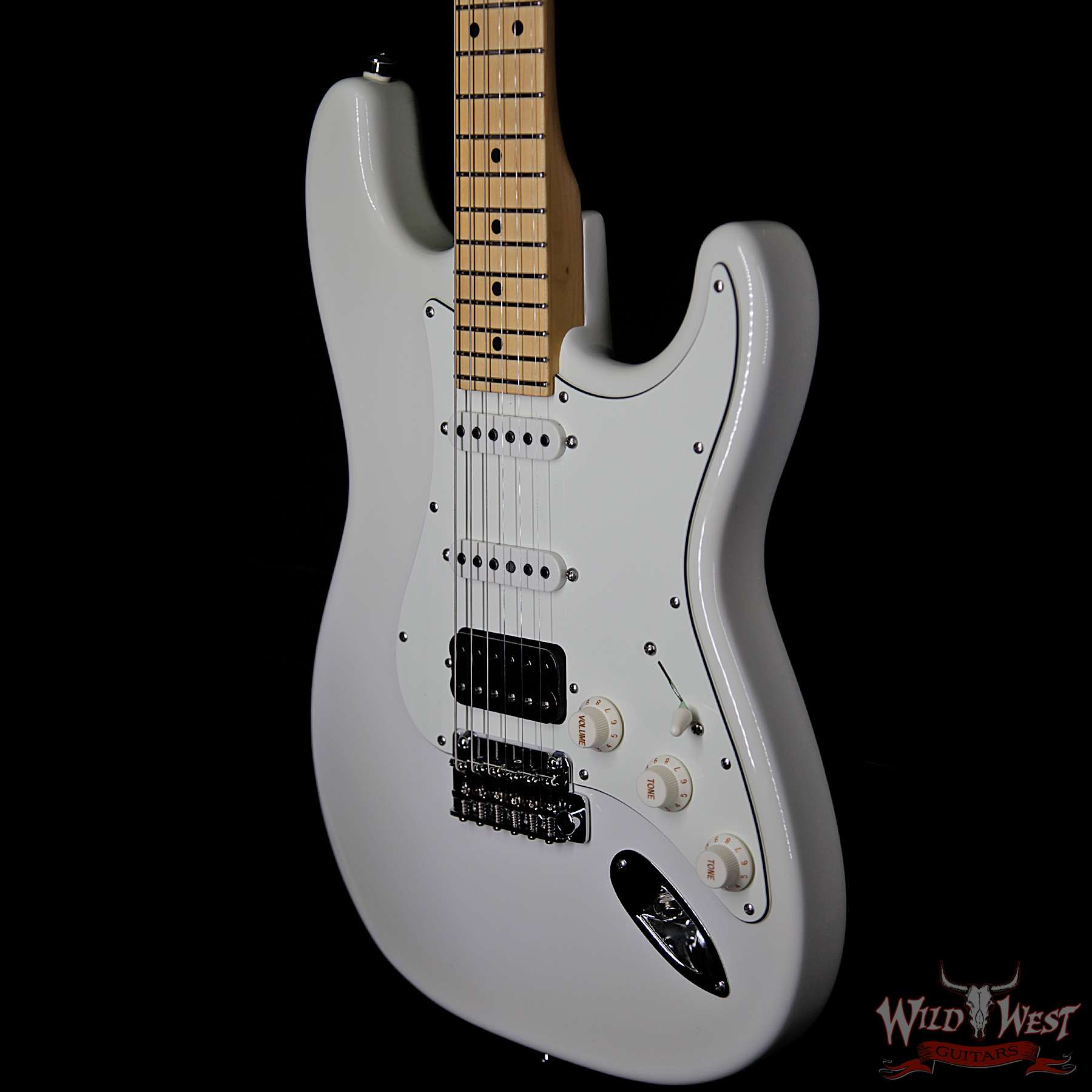 Suhr Classic S (Classic Pro) HSS Maple Neck  Fingerboard Olympic White -  Wild West Guitars