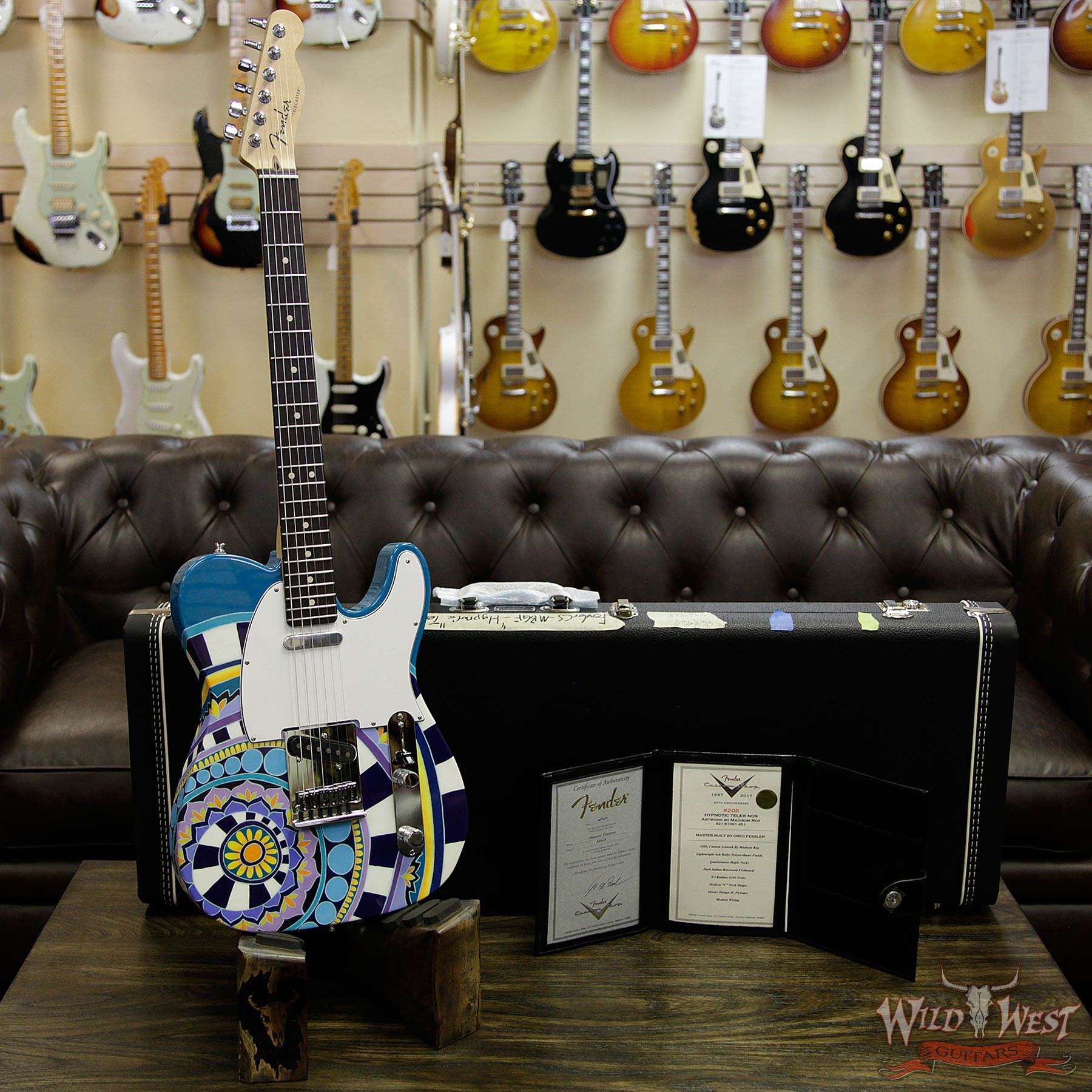 Fender Custom Shop Masterbuilt Greg Fessler Hypnotic Telecaster Nos