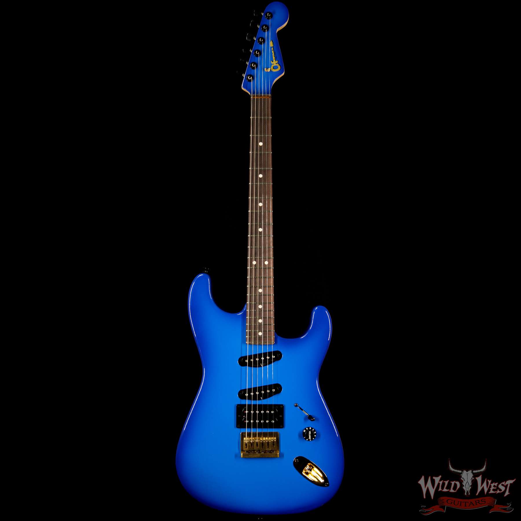 Charvel USA Jake E Lee Signature Blue Burst HSS Rosewood Fretboard Blue  Burst - Wild West Guitars