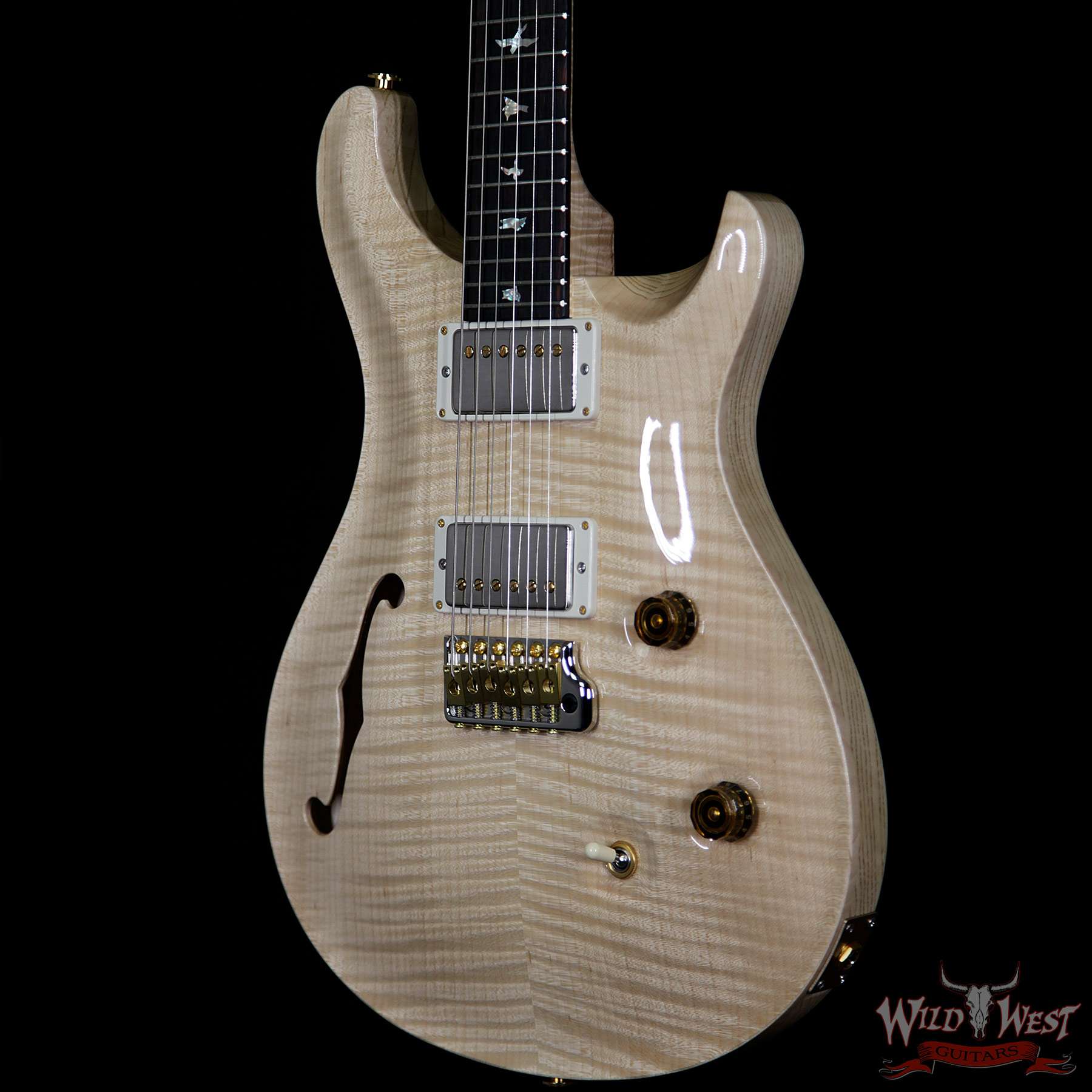 prs wood library semi-hollow