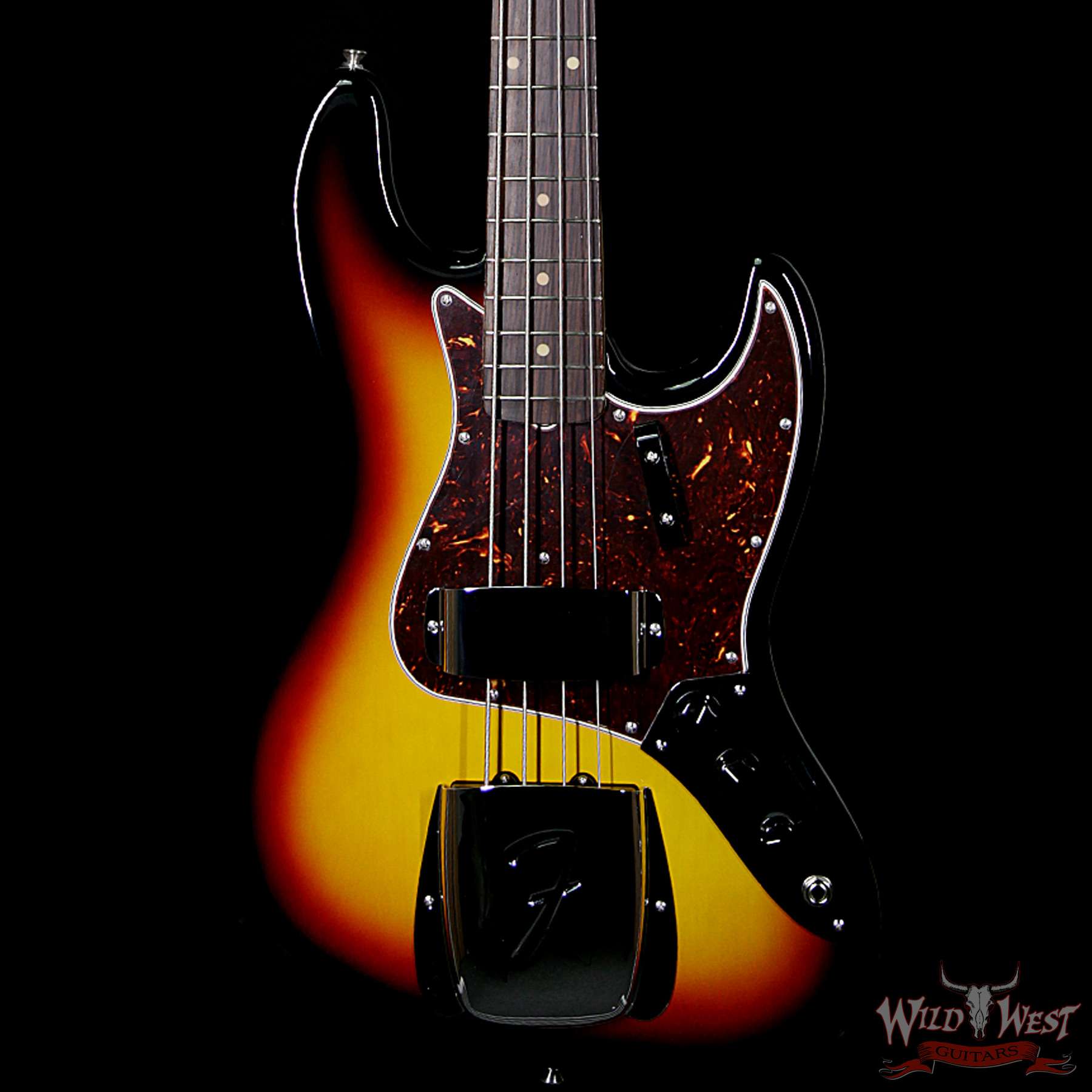 Fender USA American Vintage ‘64 1964 Jazz Bass Rosewood Fretboard 3 Tone  Sunburst