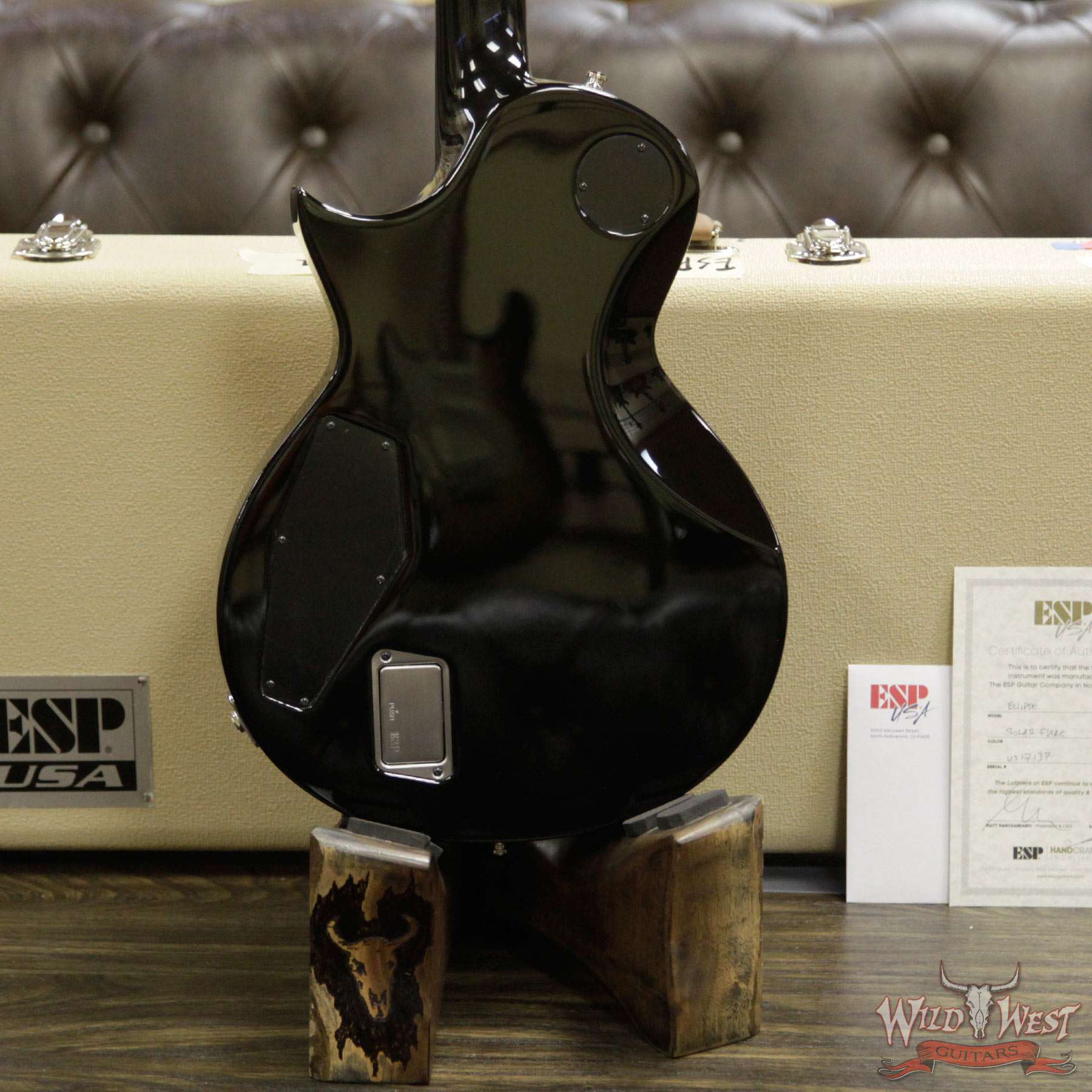 ESP USA Eclipse Maple Top Mahogany Body Ebony Fretboard EMG Pickups