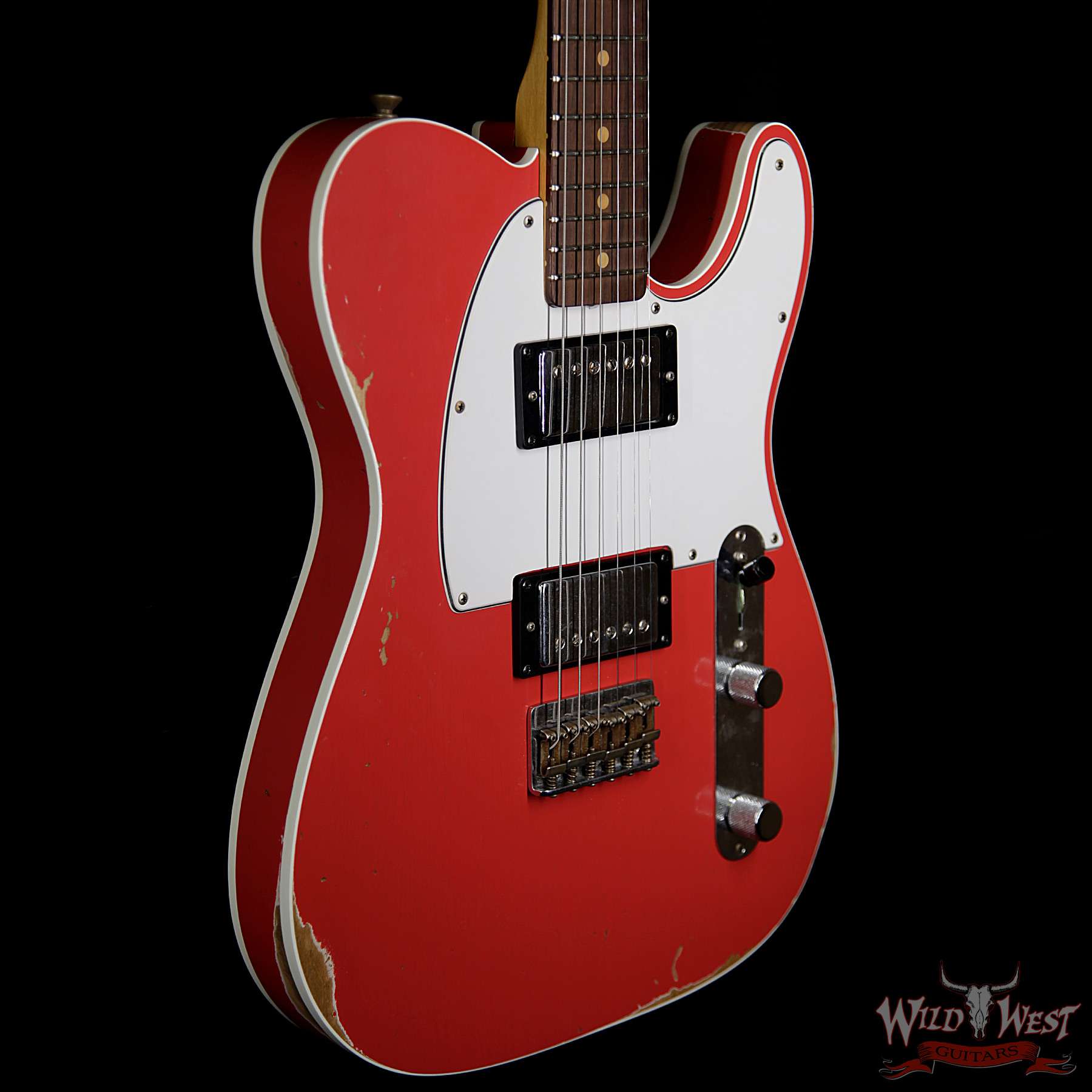 Fender Custom Shop 1958 Telecaster Custom Relic HH EVH Pickups Fiesta Red