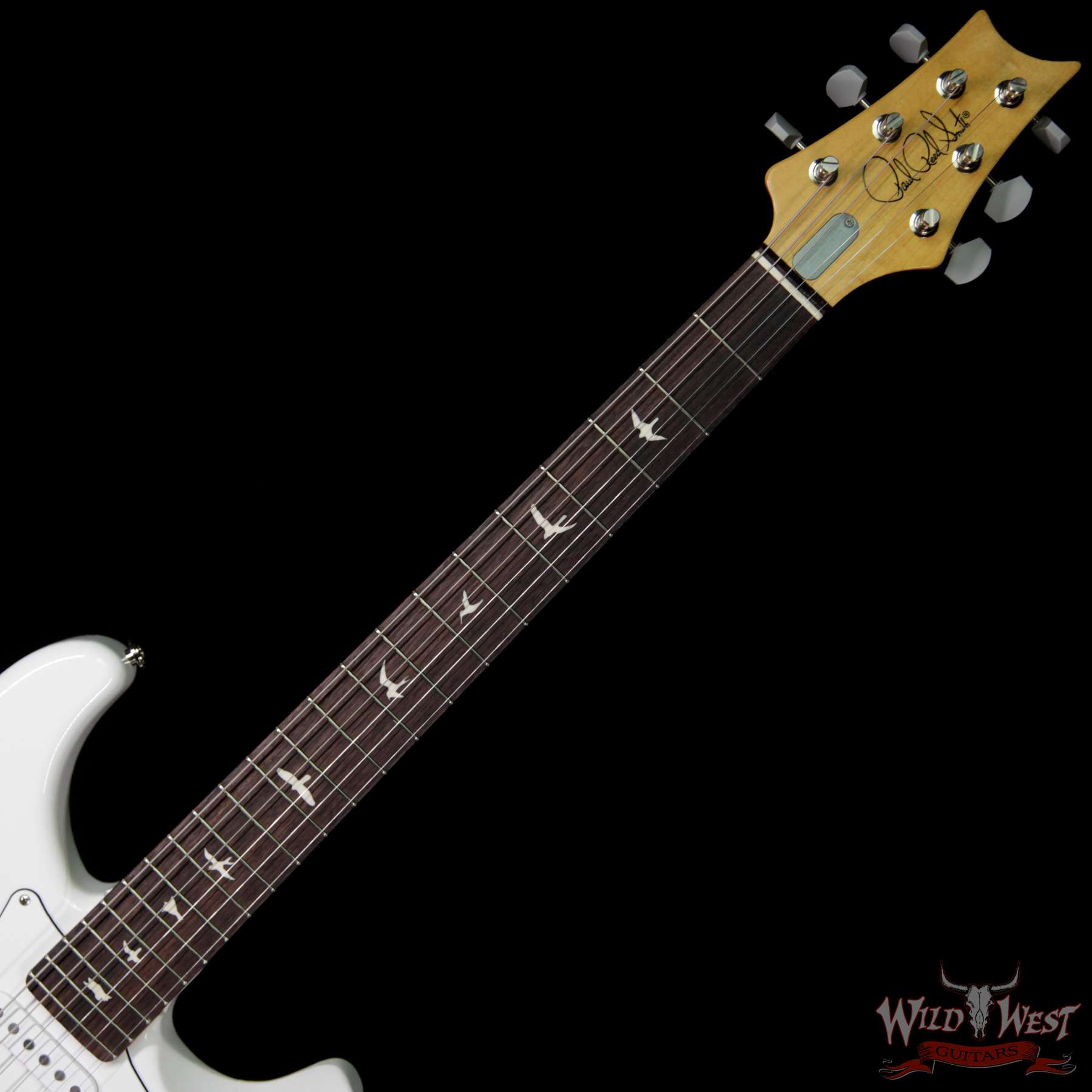 PRS John Mayer Signature Model Silver Sky Maple Neck Rosewood Fingerboard Frost  White - Wild West Guitars
