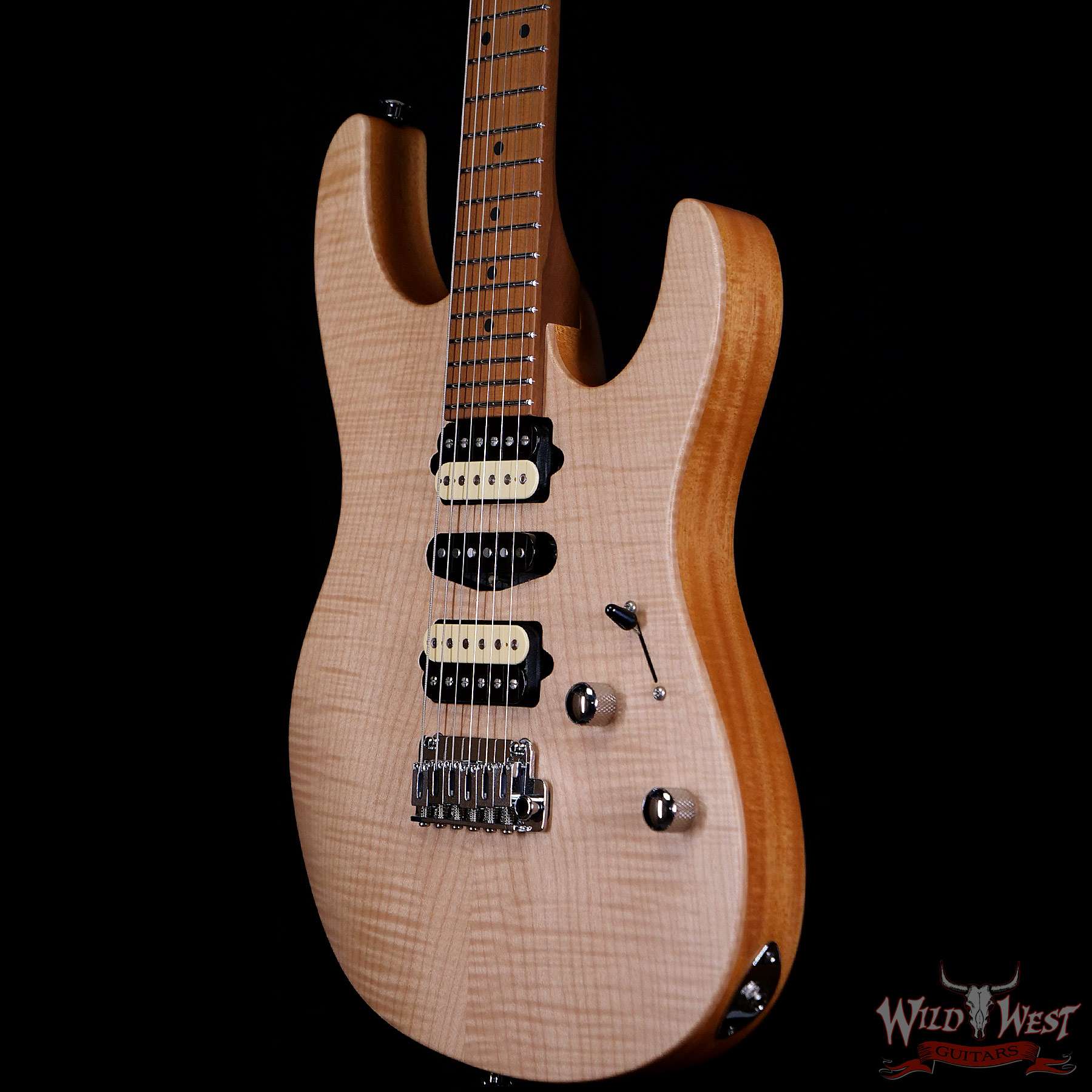 Suhr 2020 Limited Edition Modern HSH Satin Flame Top Honey Natural ...
