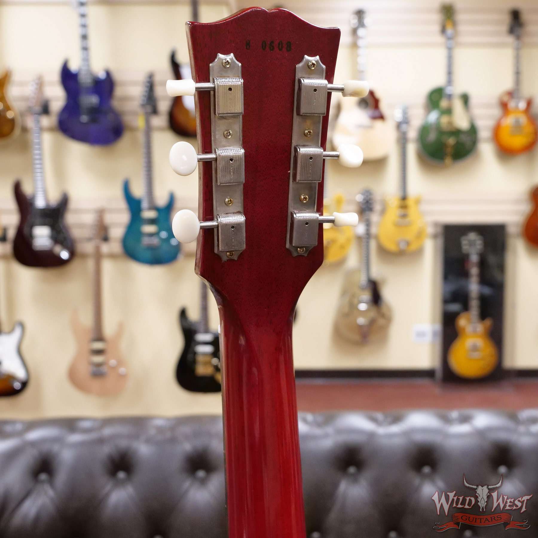 Gibson Custom Shop 1958 Les Paul Junior Double Cut Reissue VOS Cherry Red