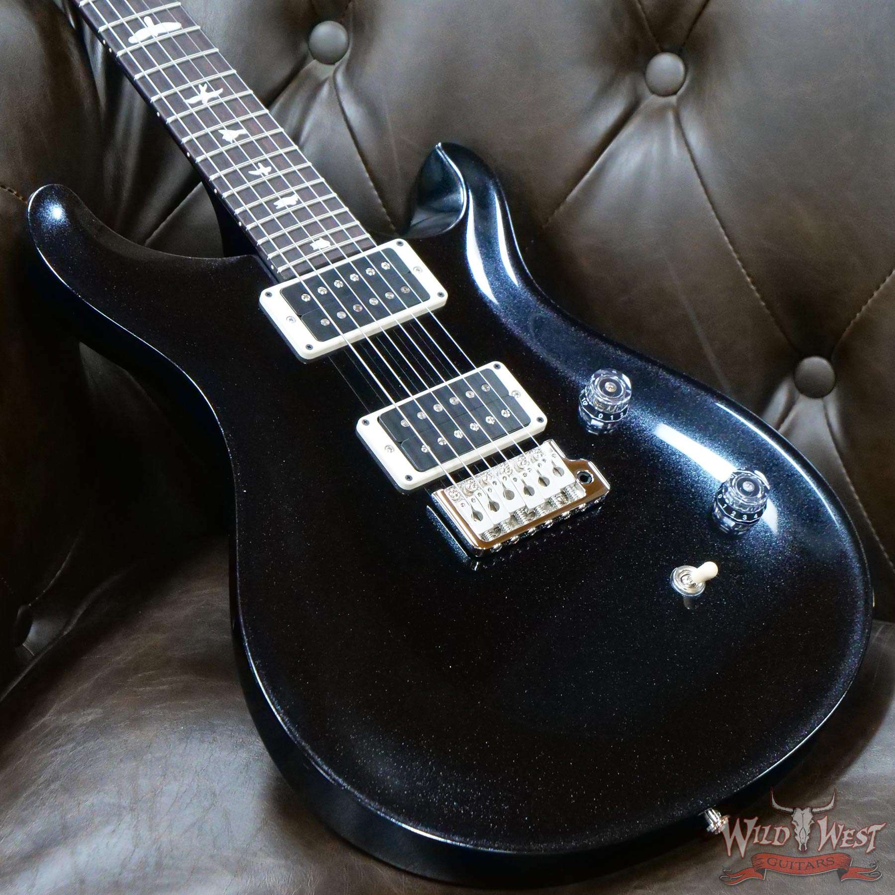 Paul Reed Smith PRS CE 24 Painted Black Neck & Headstock Black Sparkle ...