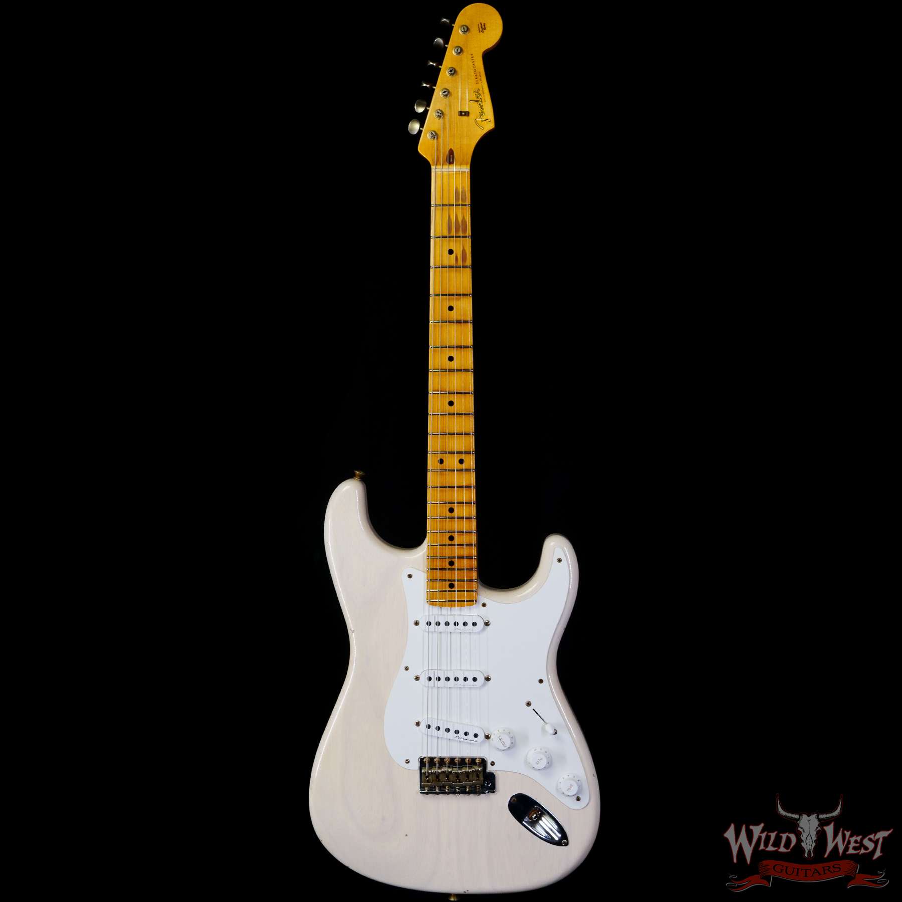 Fender Custom Shop Eric Clapton Signature Stratocaster Maple Fingerboard  Journeyman Relic Aged White Blonde