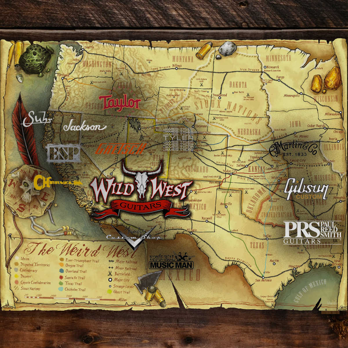 Wild West Guitars - Guitar Country