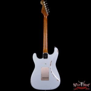 Fender Custom Shop 1960 Roasted Stratocaster Relic Birdseye Neck Rosewood Fingerboard Faded Sonic Blue - Image 5