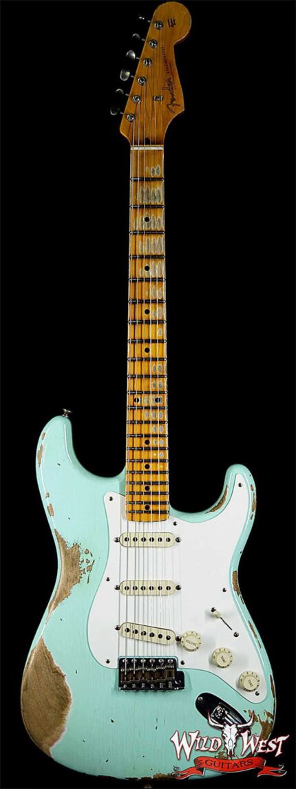 Fender Custom Shop 1957 Stratocaster Heavy Relic Maple Neck Surf Green