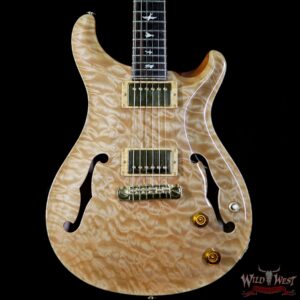 2006 PRS Private Stock #931 Hollowbody II HB 2 1-Piece Quilt Maple Top and Back Flame Neck Brazilian Rosewood Board Natural - Image 3