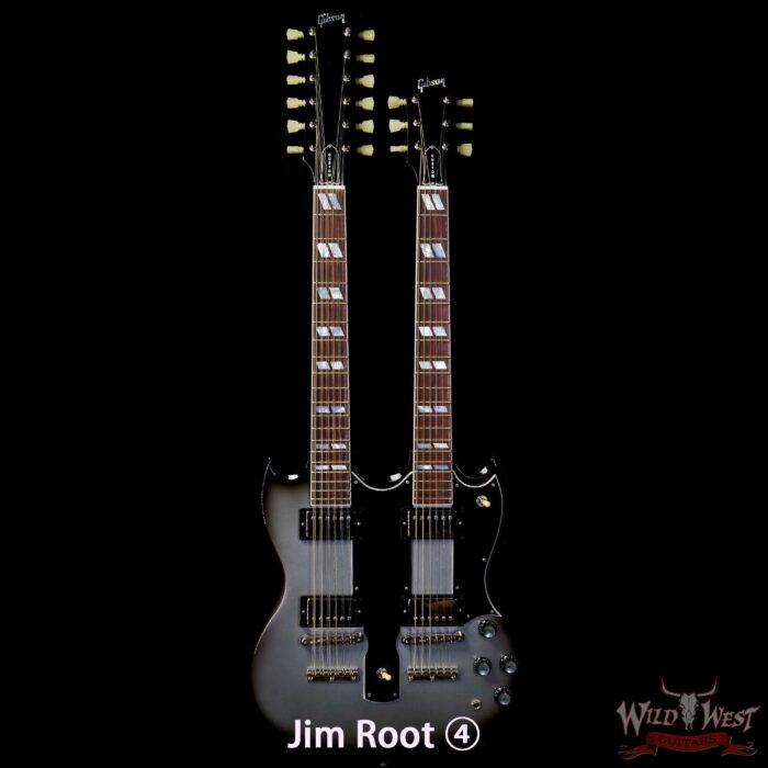 Jim Root Collection Gibson Custom Shop EDS-1275 Silverburst - Image 3