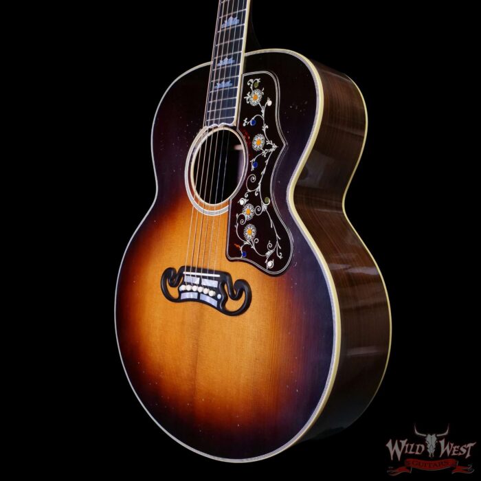 Gibson Custom Shop Pre-War SJ-200 Murphy Lab Light Aged Vintage Sunburst 5.25 lbs - Image 3