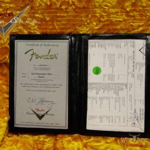 Fender Custom Shop 1962 Stratocaster HSS Relic EVH Pickup Rosewood Fingerboard Sherwood Green Metallic - Image 8