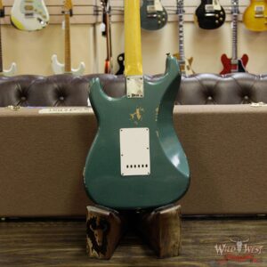 Fender Custom Shop 1962 Stratocaster HSS Relic EVH Pickup Rosewood Fingerboard Sherwood Green Metallic - Image 15