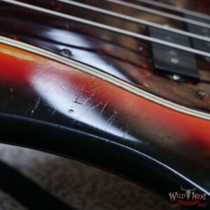 1966 Fender P-Bass Precision Bass Sunburst with Original Hardshell Case 8.70 LBS - Image 9