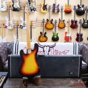 1966 Fender P-Bass Precision Bass Sunburst with Original Hardshell Case 8.70 LBS - Image 10