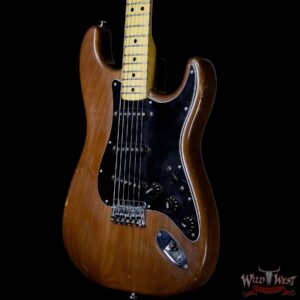 1979 Fender USA Stratocaster Hardtail Maple Neck Fat Head Mocha Brown - Image 2