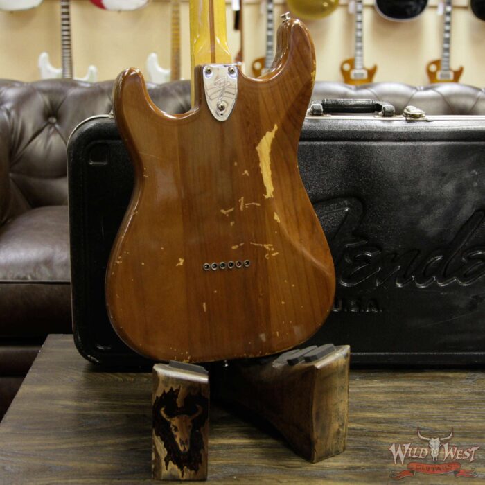 1979 Fender USA Stratocaster Hardtail Maple Neck Fat Head Mocha Brown - Image 12