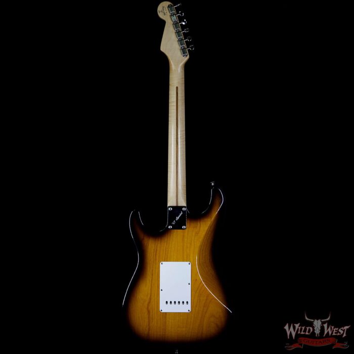 1993 Fender Custom Shop Custom ‘57 Stratocaster Special NOS Flame Maple Neck & Top 2 Tone Sunburst - Image 6