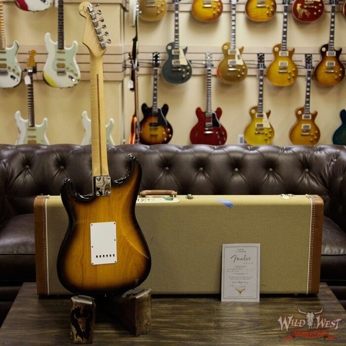 1993 Fender Custom Shop Custom ‘57 Stratocaster Special NOS Flame Maple Neck & Top 2 Tone Sunburst - Image 14