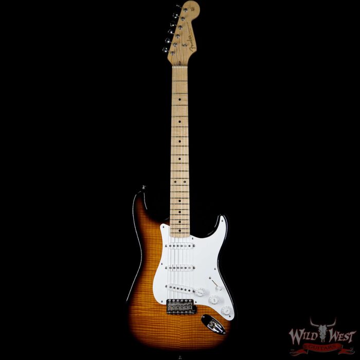 1993 Fender Custom Shop Custom ‘57 Stratocaster Special NOS Flame Maple Neck & Top 2 Tone Sunburst - Image 5
