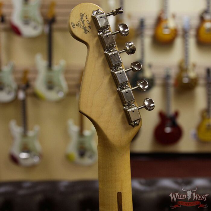 1993 Fender Custom Shop Custom ‘57 Stratocaster Special NOS Flame Maple Neck & Top 2 Tone Sunburst - Image 10