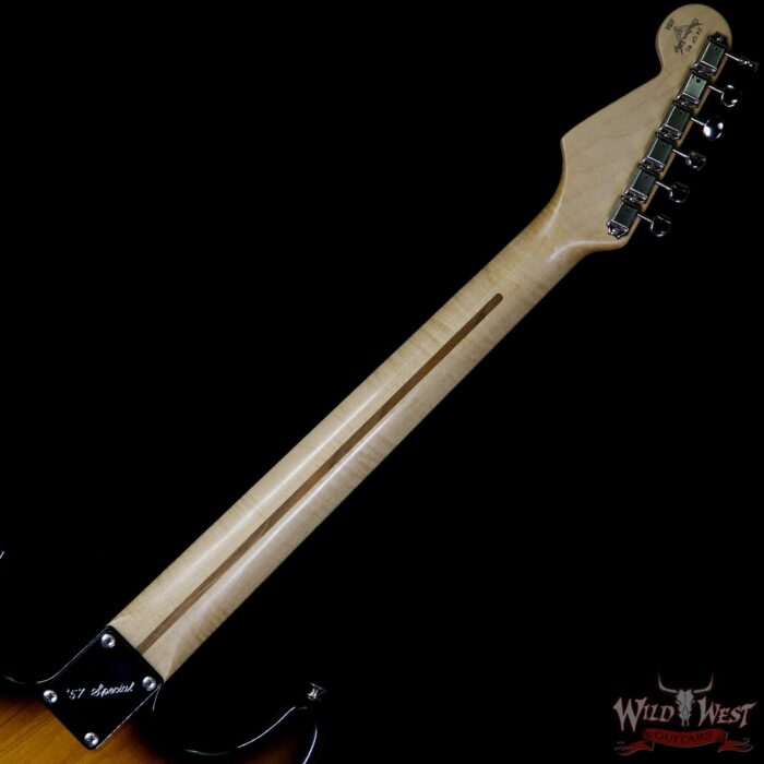 1993 Fender Custom Shop Custom ‘57 Stratocaster Special NOS Flame Maple Neck & Top 2 Tone Sunburst - Image 11