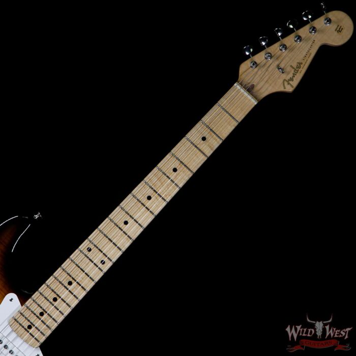1993 Fender Custom Shop Custom ‘57 Stratocaster Special NOS Flame Maple Neck & Top 2 Tone Sunburst - Image 9