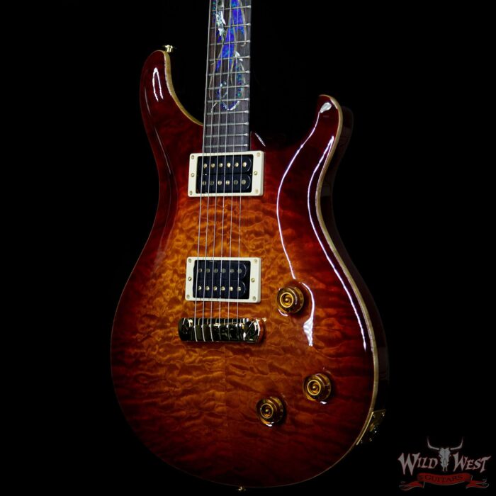 1994 PRS Dragon III # 47 of 100 Special Order Quilt Top Brazilian Rosewood Fingerboard Dark Cherry Sunburst - Image 2