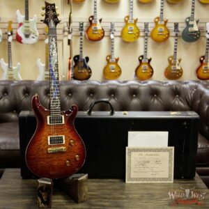 1994 PRS Dragon III # 47 of 100 Special Order Quilt Top Brazilian Rosewood Fingerboard Dark Cherry Sunburst - Image 11