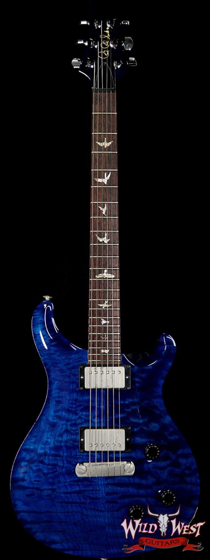 1998 Paul Reed Smith PRS 10 Top Quilt Maple Top Custom 22 Stoptail Whale Blue - Image 1