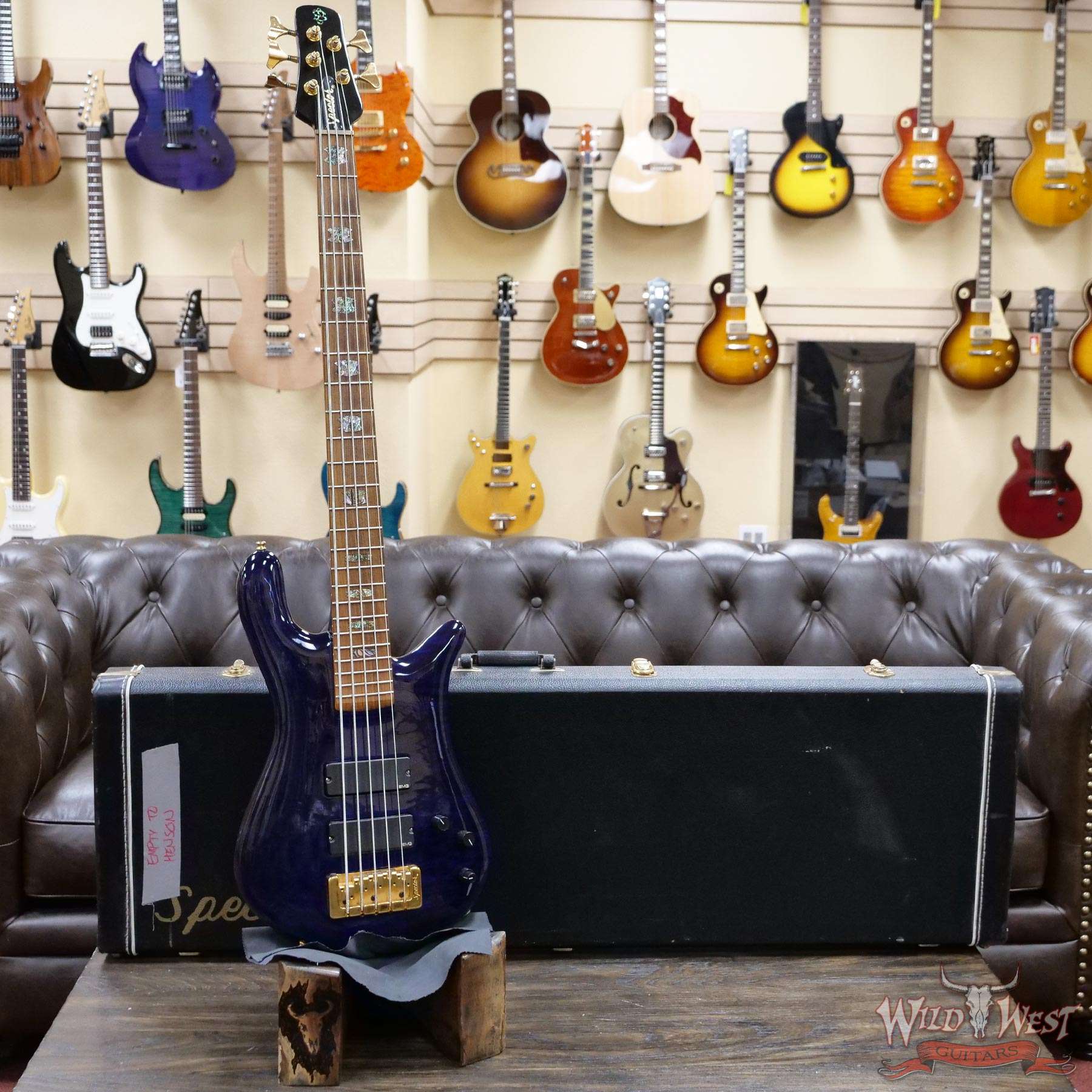 1999-spector-ns5xl-020-d1__wwg.jpg Spector USA NS-5XL #020 5-String Bass Guitar Trans Blue EMG Pickups Aug 20th 1999 - Image 5