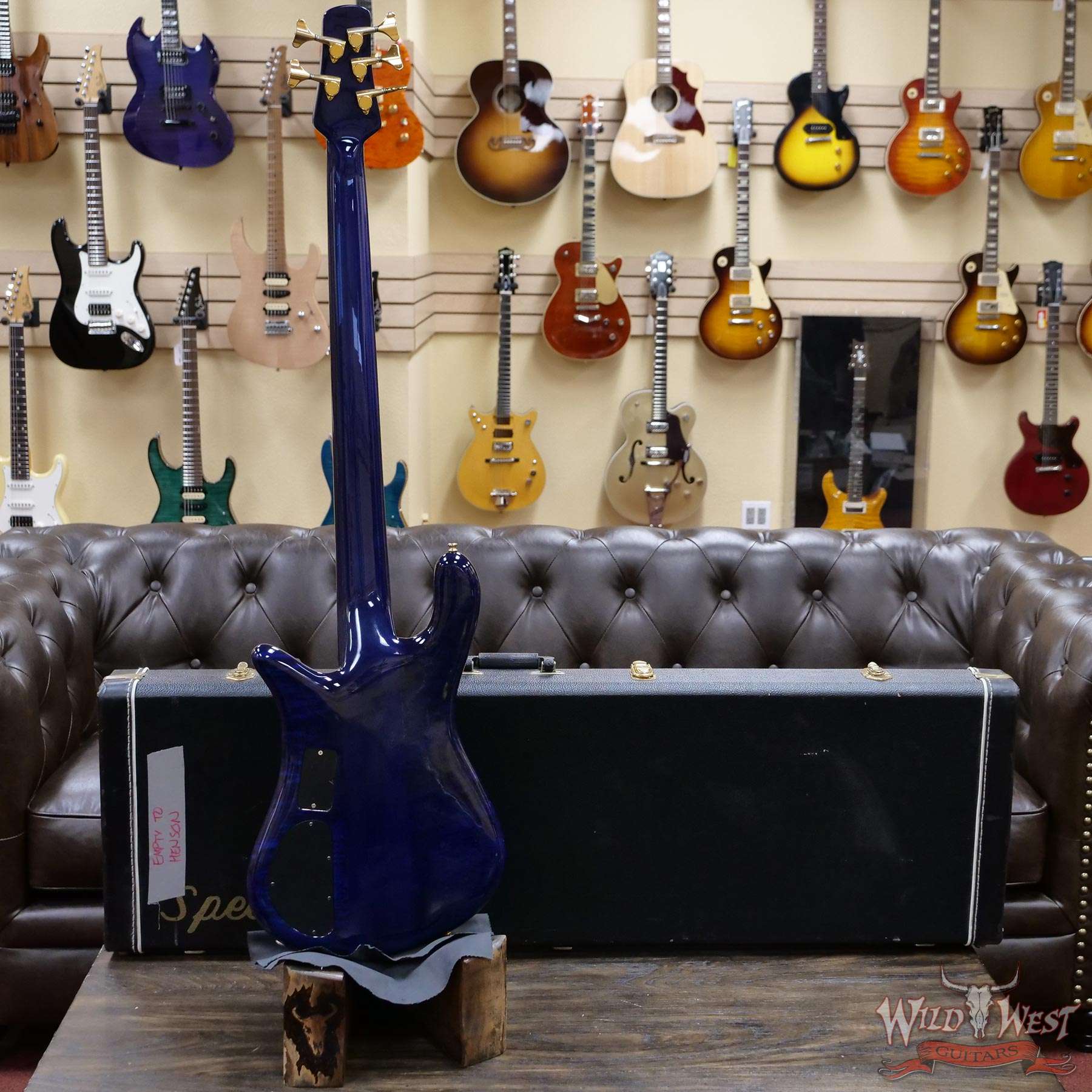 1999-spector-ns5xl-020-d3__wwg.jpg Spector USA NS-5XL #020 5-String Bass Guitar Trans Blue EMG Pickups Aug 20th 1999 - Image 8