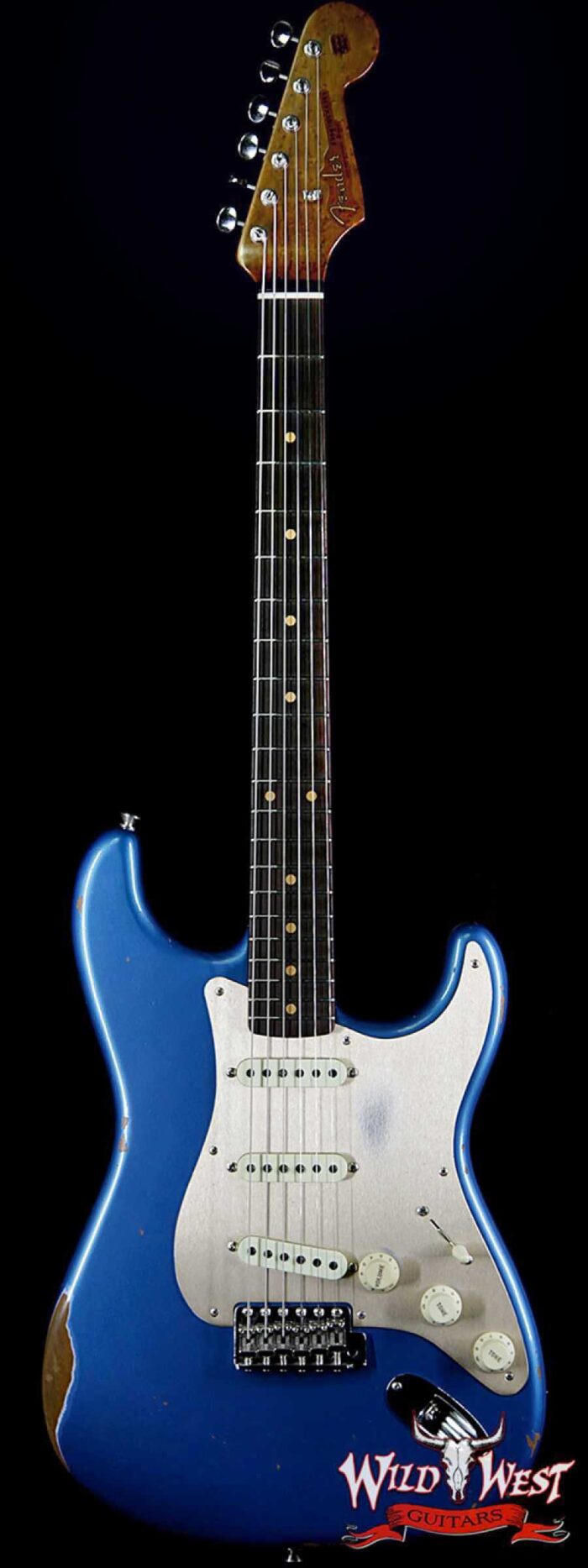 Fender Custom Shop 1960 Roasted Stratocaster Relic Birdseye Neck Rosewood Board Lake Placid Blue - Image 1