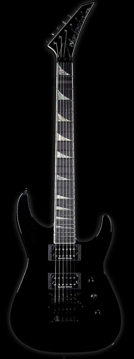 Jackson Custom Shop Wild West Soloist SL2H Seymour Duncan Pickups Floyd Rose Ebony Fingerboard Black Metallic